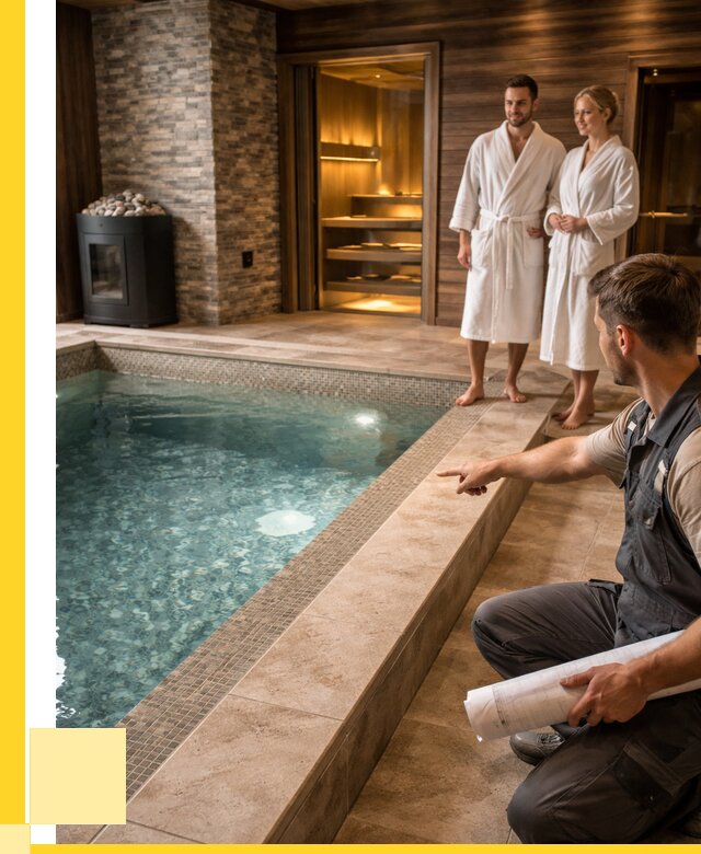 Проект бани с бассейном под ключ в Самаре от 65689 р. | ЭриданСмр