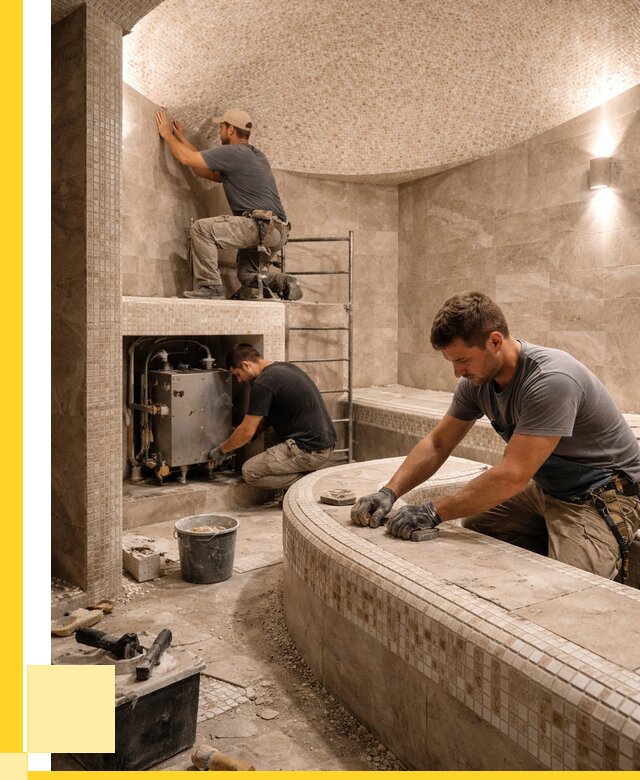 Монтаж хамамов под ключ в Самаре от 252650 р. ЭриданСмр