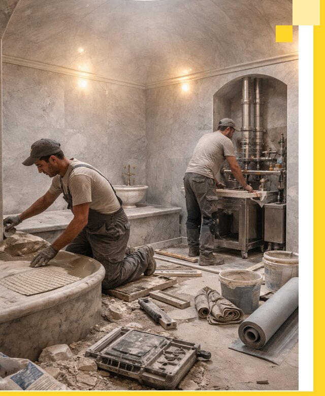 Строительство турецких бань хаммам под ключ в Самаре