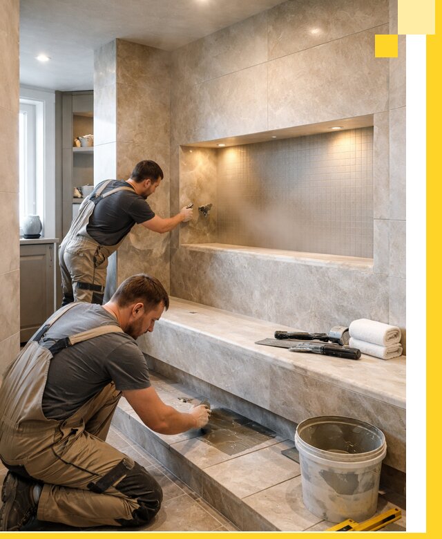 Профессиональное строительство хамама в квартире в Самаре