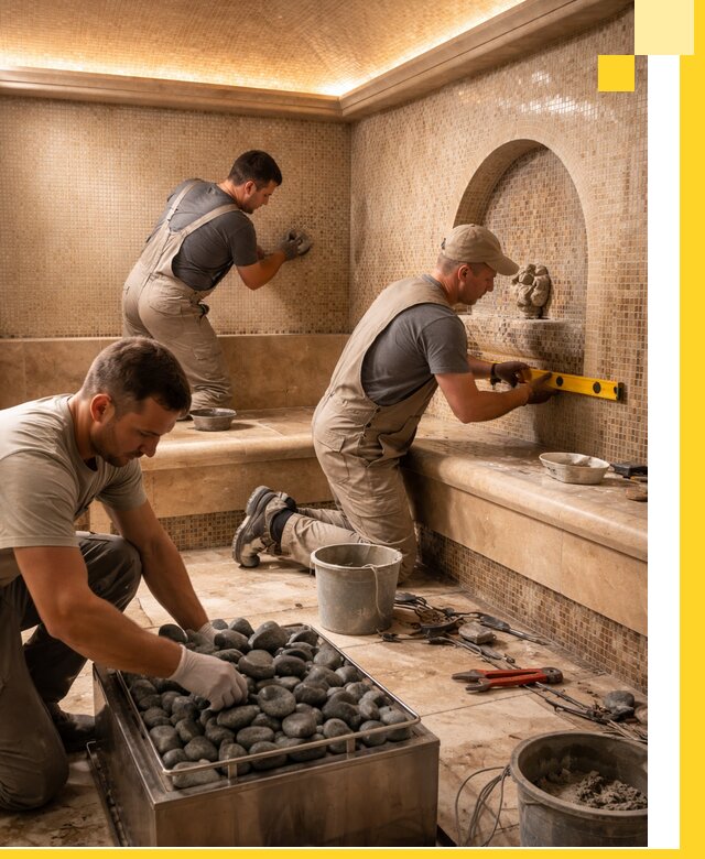 Проектирование и строительство хамама и сауны в Самаре