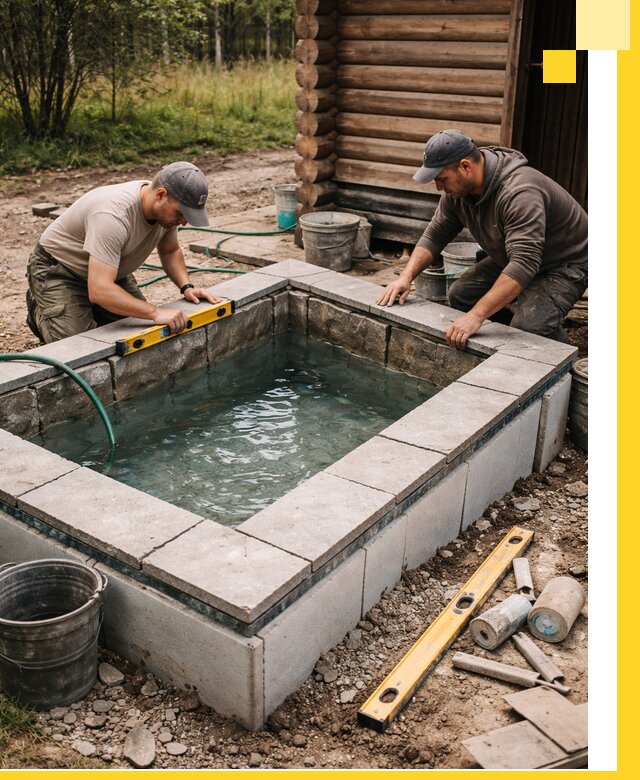 Изготовление и установка холодных купелей под ключ в Самаре