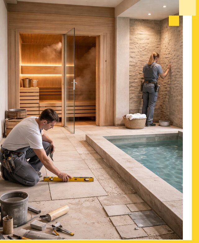 Комплексный дизайн и отделка интерьеров SPA под ключ в Самаре